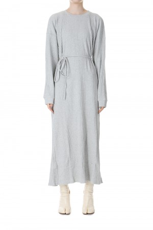 ワンピース SHAW Long Sleeve Kaftan DRSH-RIB-000-OW BASERANGE ベースレンジ ワンピース SHAW LONG SLEEVE KAFTAN