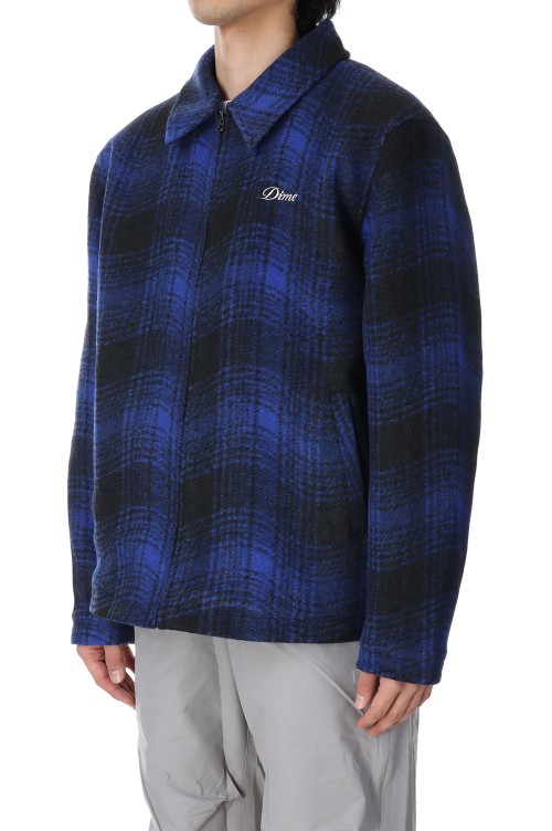 WAVE PLAID JACKET -Blue(DIMEHO233BLU) | セレクトショップ