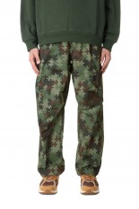 RELAXED ZIP PANTS -Puzzle camo(DIMEHO2335CAMO)