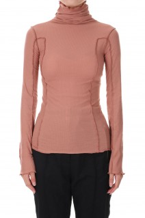 OMATO TURTLE NECK-RIPA ROSE(TTOMT-RB-WI23)