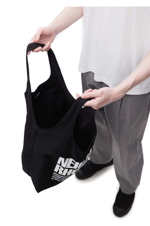 NEIGHBORHOOD ID TOTE BAG-Mネイバーフッド トートバッグ