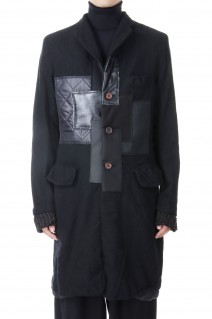 Fulling Wool Patchwork Coat(WL-C002-051)