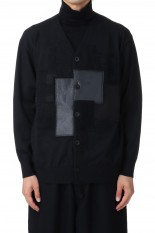 Suvin Cotton Oversized Cardigan - BLACK (GU241-80252B Suvin Cotton Oversized Cardigan - BLACK (GU241-80252B