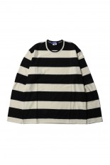 Wool Plain Stitch Border Knit(WL-T004-051)