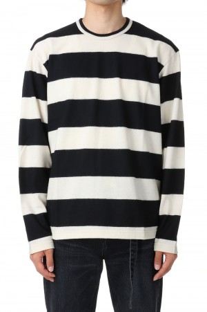 Wool Plain Stitch Border Knit(WL-T004-051)