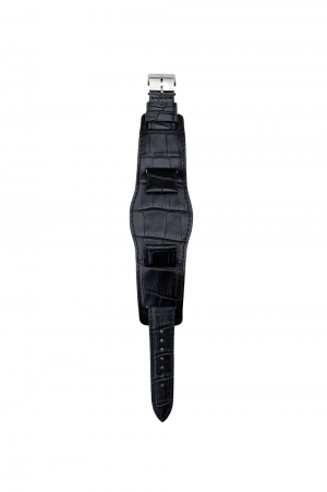 Neighborhood Men's Leather Watch Band in Black Neighborhood