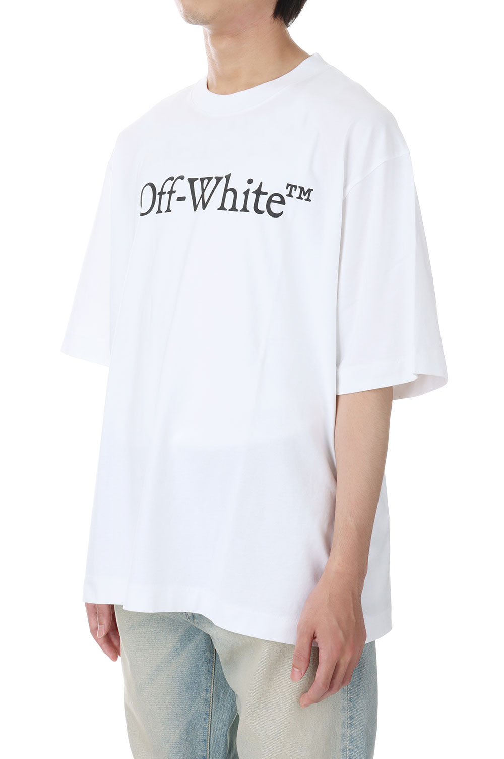 BIG BOOKISH SKATE S/S TEE / 0110 WHITE BLACK