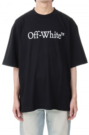 BIG BOOKISH SKATE S/S TEE / 0110 WHITE BLACK