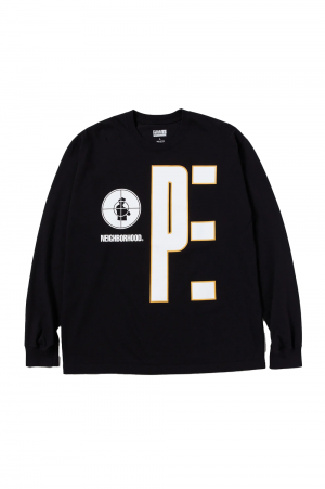 NH X PUBLIC ENEMY . TEE LS-1 / BLACK (232PCNH-LT23) | セレクト
