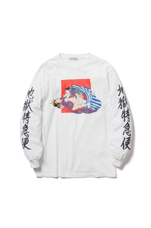 地獄特急便 L/S Tee / WHITE（23AW-DELI-04/FS1257） | セレクト