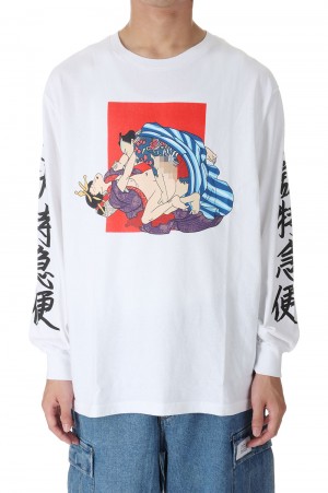 地獄特急便 L/S Tee / WHITE（23AW-DELI-04/FS1257） | セレクト