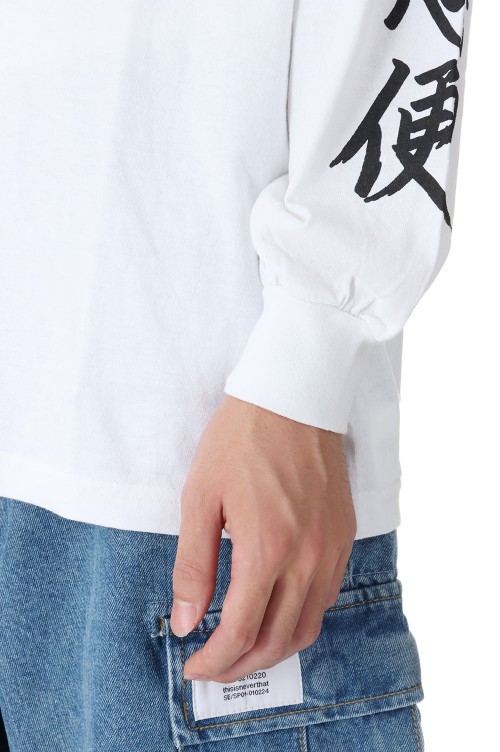 地獄特急便 L/S Tee / WHITE（23AW-DELI-04/FS1257） | セレクト