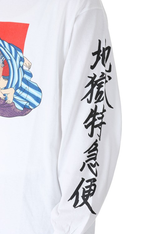 地獄特急便 L/S Tee / WHITE（23AW-DELI-04/FS1257） | セレクト