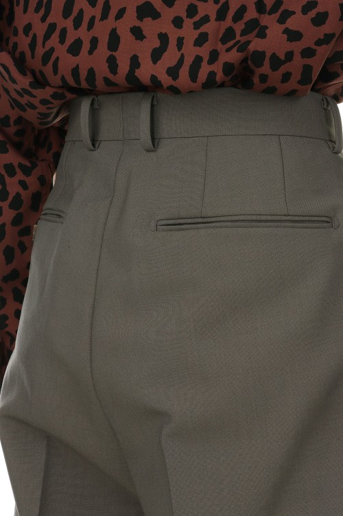 PLEATED TROUSERS ( TYPE-2 ) / GRAY (23FW-WMP-TR05 PLEATED TROUSERS ( TYPE-2 ) / GRAY (23FW-WMP-TR05