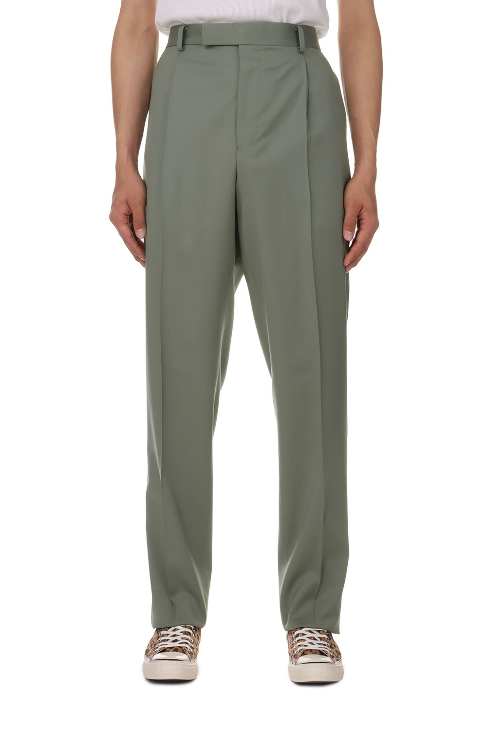 DORMEL/PLEATED TROUSERS（TYPE-2） Cashmere Double Pleated Trouser - Charcoal – Uncommon Man