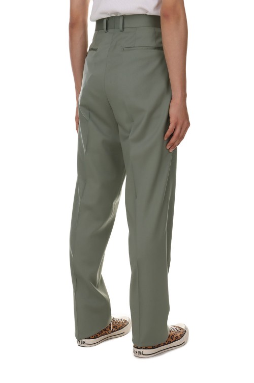 PLEATED TROUSERS ( TYPE-2 ) / GRAYGREEN (23FW-WMP-TR08