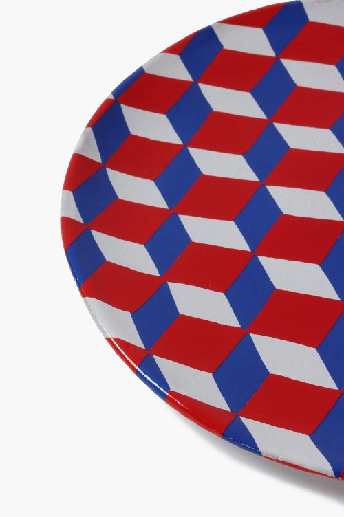 Tricolore Cube -Plate / 19cm(ASPTRC20) | セレクトショップ
