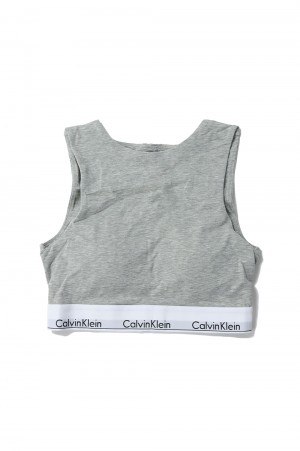 LGHTLY LINED BRALETTE -GREY HEATHER(QF7626AD)