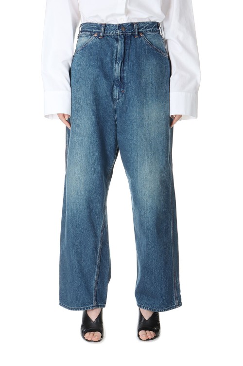 Painter Pants -Medium Dark Blue Damage 11.5oz (PTLM-14PA