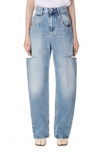 *SLASH DETAIL DENIM PATNS -BLUE (S51LA0051S30513)