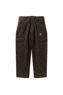 SMALL OG LABEL LEOPARD CARGO PANTS(BEPFW23PA12)