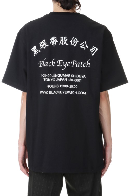 Blackeyepatch  CHINATOWN STORE TEE BLACK