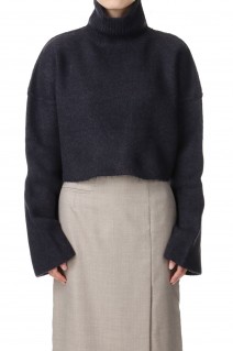 Brashed Short Turtleknit -INDIGO(12320525)