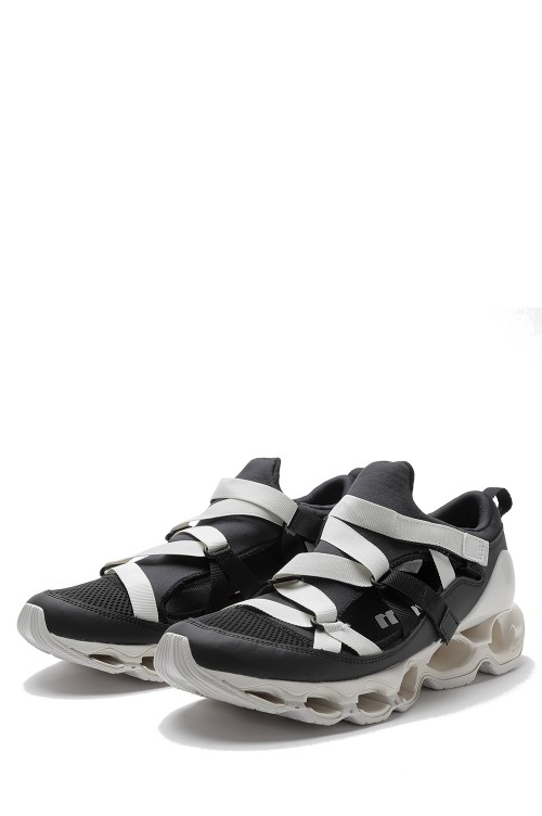 Mizuno WAVE PROPHECY STRAP サンダル 27.0 Wave Prophecy Strap - BLACK / WHITE (26.5cm~) | セレクト
