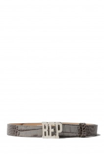 CROCODILE EMBOSSED LETTERS BELT MINI(BEPFW23AC19)