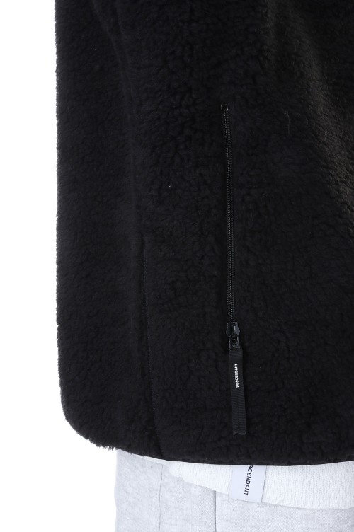 MANCHOT FLEECE JACKET - BLACK (232ATDS-JKM02) | セレクトショップ｜DeepInsideinc.com  Store