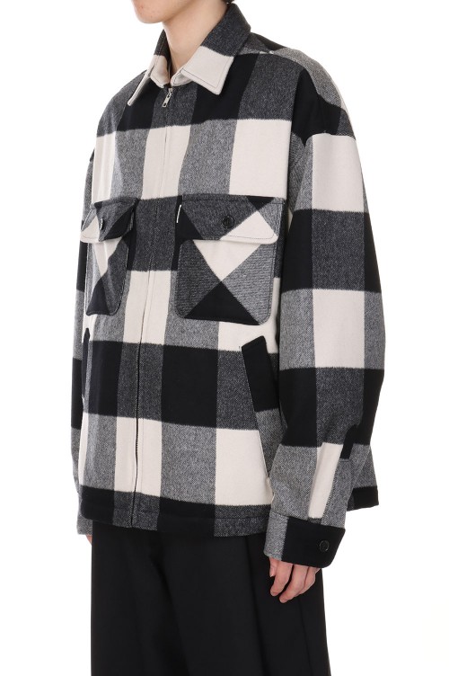 cootie Buffalo Check Wool Coverall（COOTIE アウター