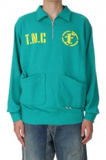 Half Zip Sweat Top /GREEN(13412011)
