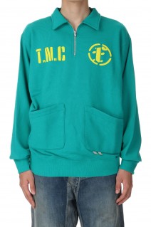 Half Zip Sweat Top / GRAY(13412011)