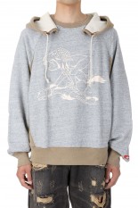 NEWCOMMUNE 2 way Hoodie /GRAY(13411015)
