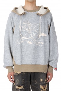 NEWCOMMUNE 2 way Hoodie /GRAY(13411015)