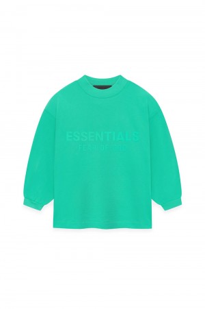 Longsleeve Shirt -MINT LEAF(785SP241362K)