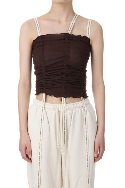 Baserange ベースレンジ Hewn Strap Top 楽天市場】BASERANGE ベースレンジ キャミソール HEWN STRAP TOP TOHS