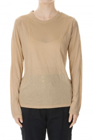 LONG SLEEVE TEE-COCHLEA(TOLS-BL-000)