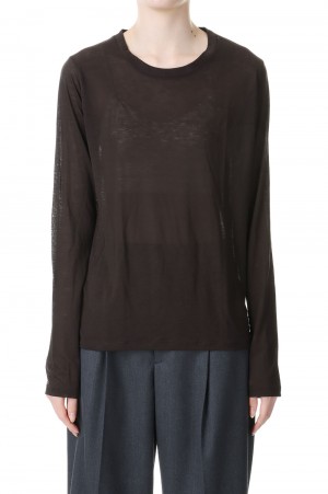 LONG SLEEVE TEE-FOVEA(TOLS-BL-000)