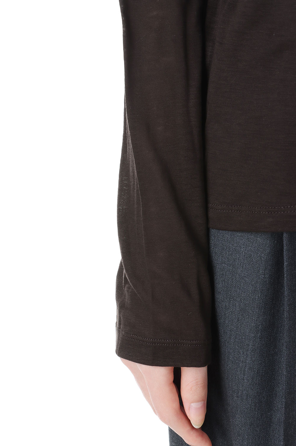 トップス Baserange LONG SLEEVE TEE FOVEA Long Sleeve Tee in Assortment | Bamboo lyocell | en | Baserange