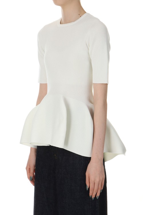 CFCL POTTERY SHORT SLEEVE FLARE TOPベージュ CFCL】POTTERY SHORT SLEEVE FLARE TOP | idealclasse