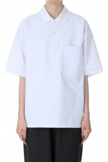 W's TECH POLO SHIRTS S/S-WHITE(BE-37024L)