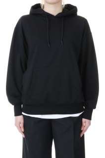 W's TECH SWEAT HOODIE-BLACK(BE-52024L)