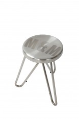 Circle Stool - Stainless / M&amp;M