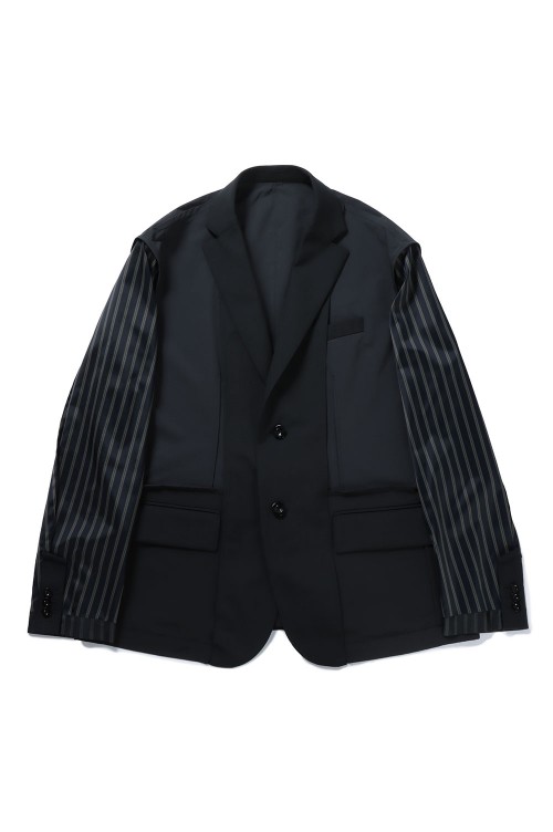 ジャケット・アウター sacai 20SS inside-out suiting jacket/3 SACAI SUITING JACKET TAUPE NEW SEASON PARLOUR X ONLINE