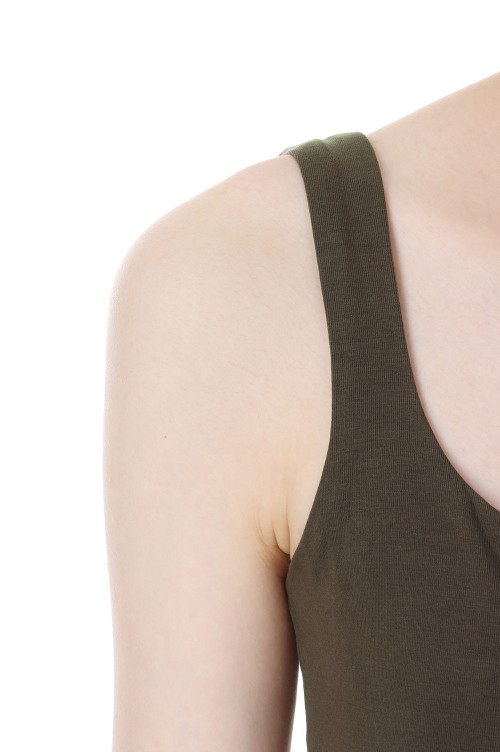 インナー・ルームウェアその他 entire studios SS25 SQUARE NECK BODYSUIT (ES2356SO SO) square neck bodysuit cotton spandex washed black – entire