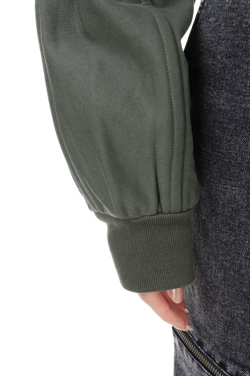 トップス MAISON SPECIAL Front Zip Short Hoodie Front Zip Short Hoodie -CHARCOAL GRAY(21232415803