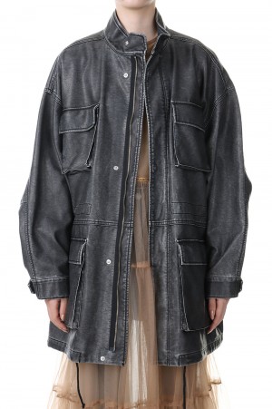 Over Leather Blouson(21232215106)