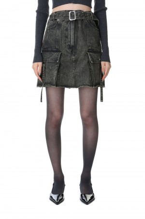 Mini Cargo Skirt -KHAKI(31232515202)