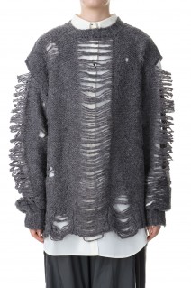 Slash Slit knit -GRAY(31232365402)